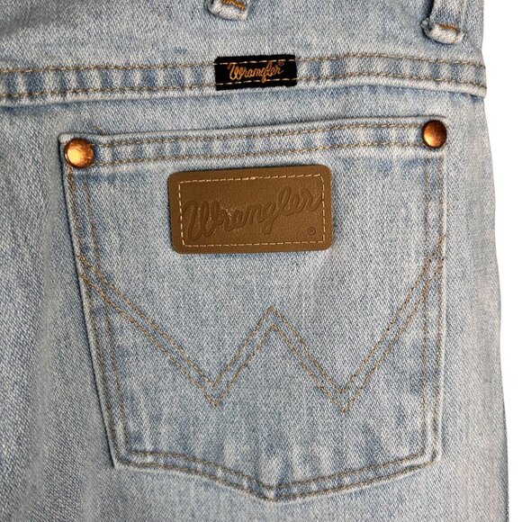 Wrangler 30x34 Light Wash Jeans Western Work Outdoor Business - Picture 4 of 6